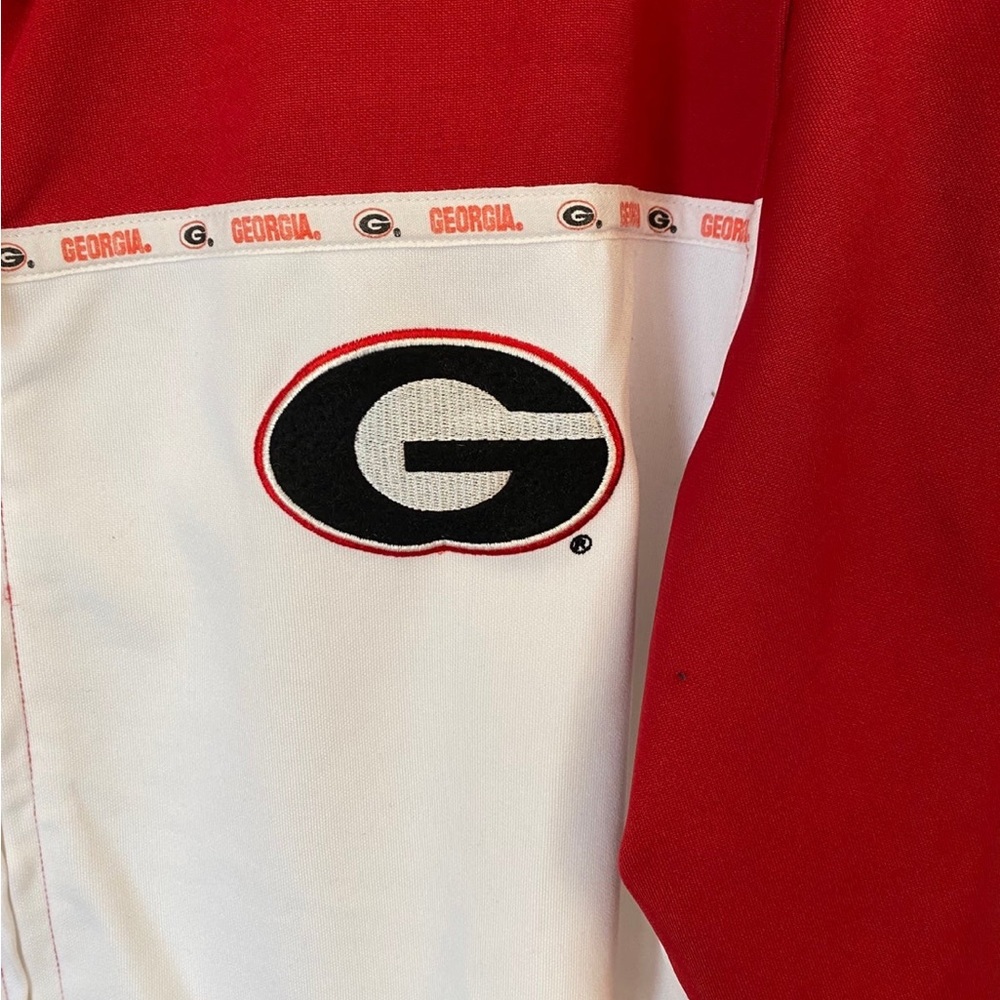 Georgia Bulldogs Mens Jacket Wind Breaker Size‎ L - Picture 2 of 5